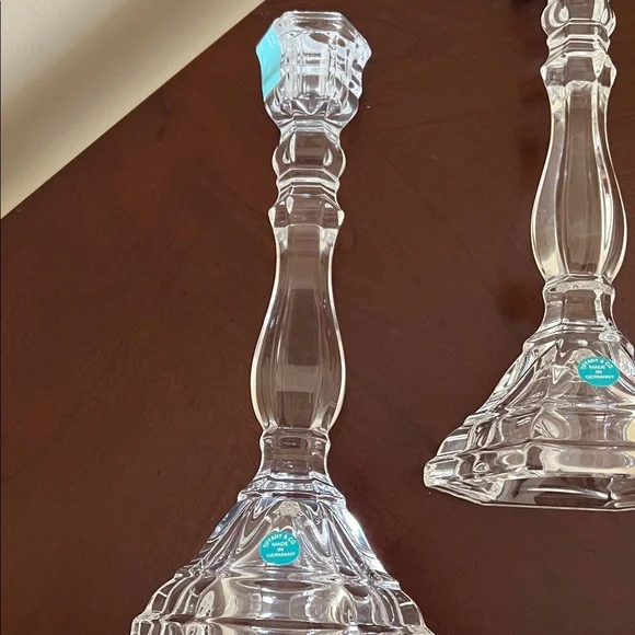 Tiffany & Co. Crystal Candle Holders - Picture 4 of 7